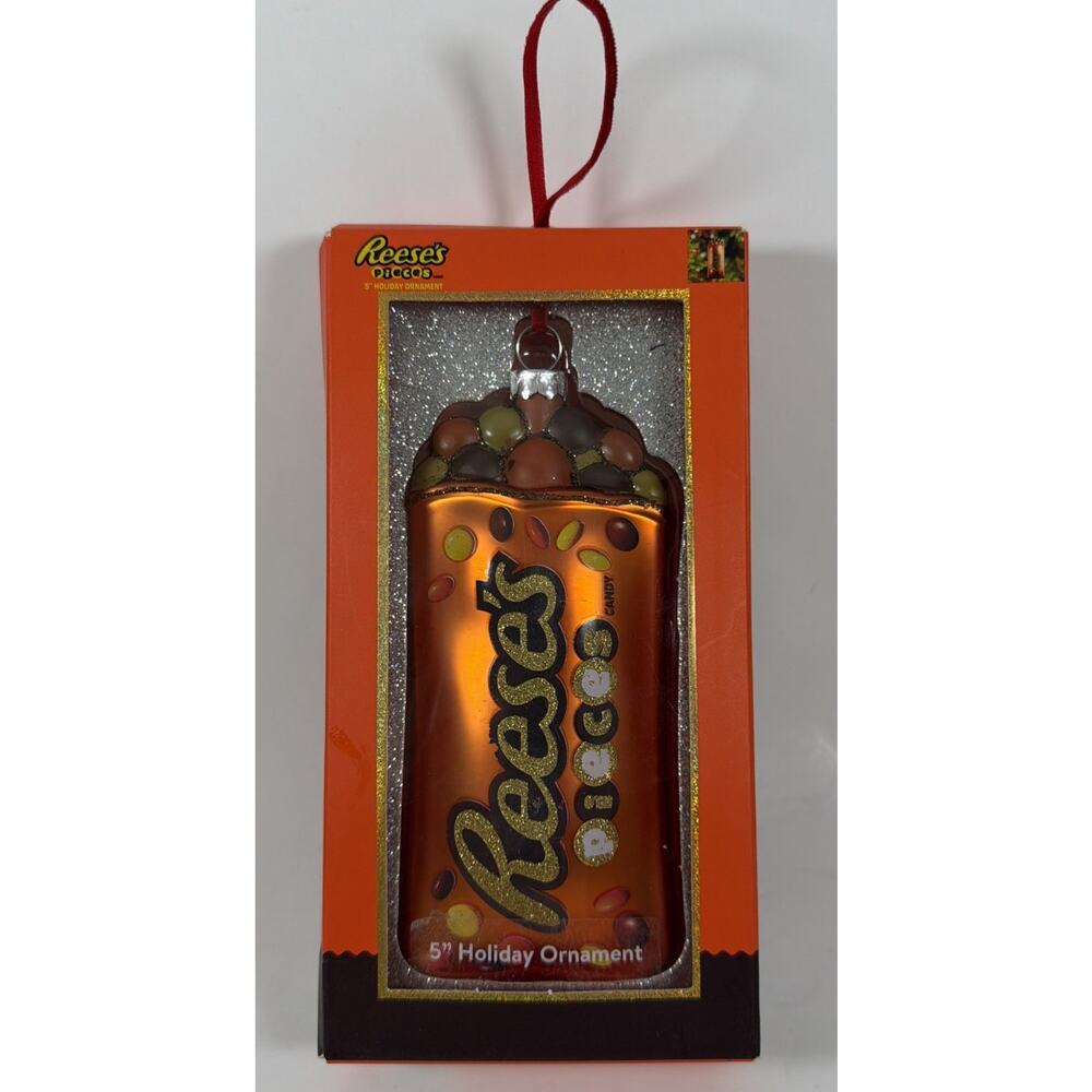 Reese's Pieces 5” Holiday Ornament Christmas - New